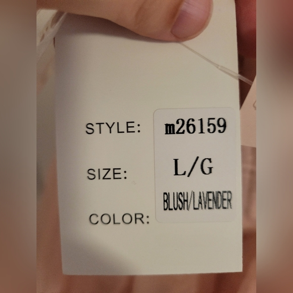 Strapless Pink with Purple detail formal dress - Picture 4 of 5